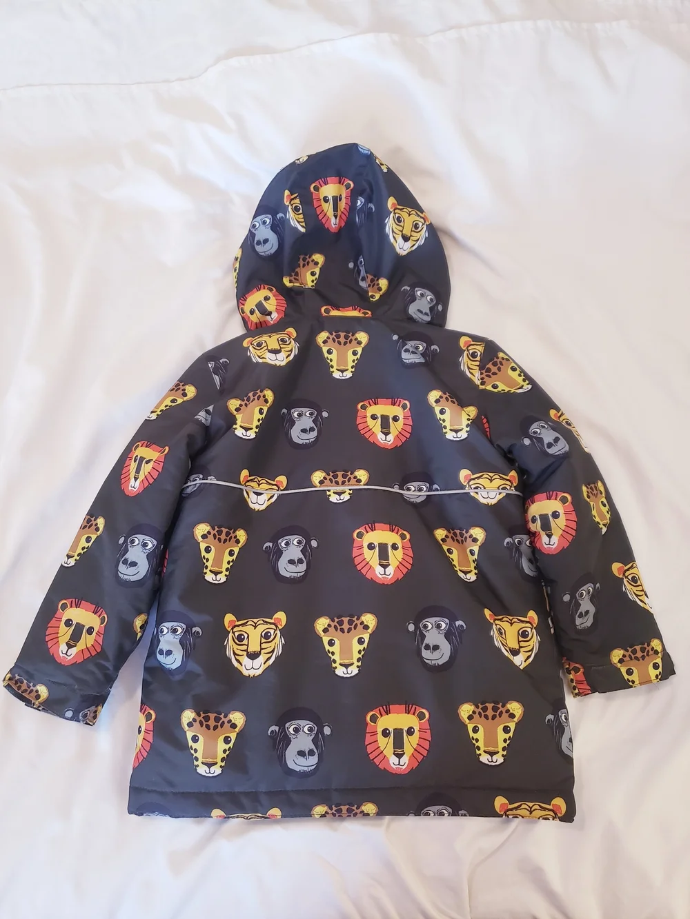 5T The Children's Place 3 In 1 Winter Jacket with Jungle Animal Print